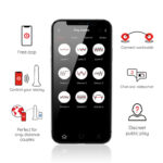 ONINDER - DILDO VIBRATORE MEDIO BOGOT? 9 VELOCIT? NATURALE 20 CM -O- 4.2 CM - APP GRATUITA - immagine 4