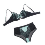 SUBBLIME - 955564 REGGISENO IN VERNICE VERDE CON CERNIERA IN RETE L/XL - immagine 7